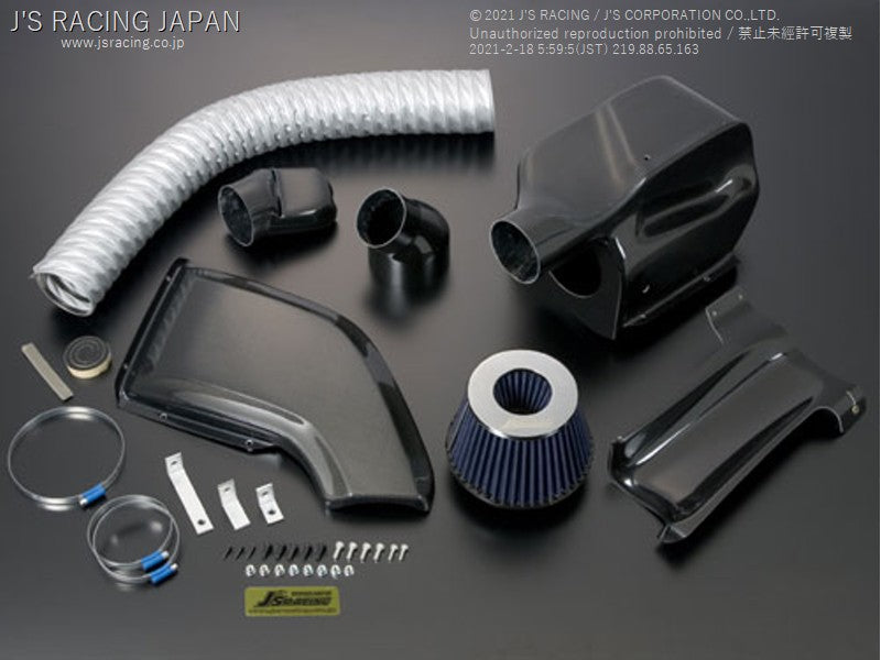 J'S RACING FD2-R Tsuchinoko Air Intake System Carbon